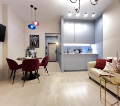 1-комнатные апартаменты студия LUXURY APARTMENTS ВОЗЛЕ ТРЦ АУРА в Сутки как дома на улице Шевченко