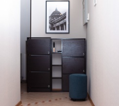 Семейная трехместная комната с общей ванной комнатой в МК Мокко