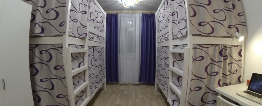 Место в женском 4-ёх местном номере в Run hostel