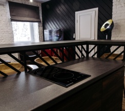 Апартаменты Deluxe с 2 комнатами с видом на город в City apartments-deluxe room