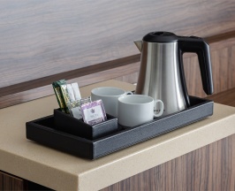 Супериор с двумя односпальными кроватями с видом на реку в Radisson и Конгресс-центр Саранск