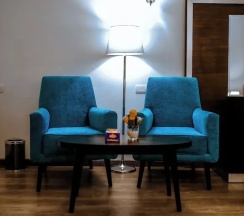 Двухместный номер Deluxe с видом на пирамиды 2 отдельные кровати в Pyramid Edge Hotel & Exclusive Pyramids View Rooftop
