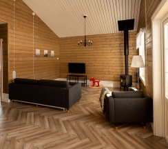Скандинавский дом в Forrest Lodge Karelia