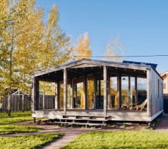 Четырёхместный семейный коттедж с видом на внутренний двор в Letto House