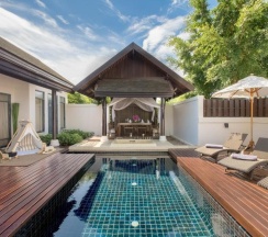 Двухместная Anantara Villa семейная Pool двуспальная кровать в Отель Anantara Lawana Koh Samui Resort, Chaweng