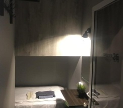 1-местный номер стандарт с 1 односпальной кроватью (без окна) в Shelterz