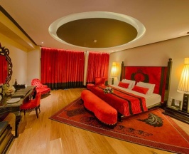 Двухместный номер Deluxe с видом на окрестности двуспальная кровать в Отель Selectum Luxury Resort Belek