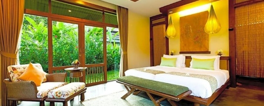 Двухместный номер Deluxe двуспальная кровать в Sibsan Resort & Spa Maeteang