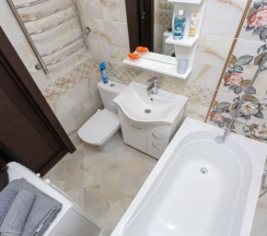 Двухместные апартаменты с балконом двуспальная кровать в Апартаменты Хоружей 5/Б