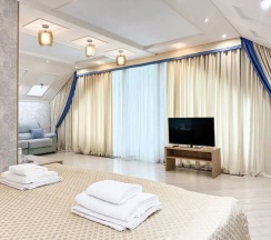 Двухместная Студия Люкс двуспальная кровать в Бэлль