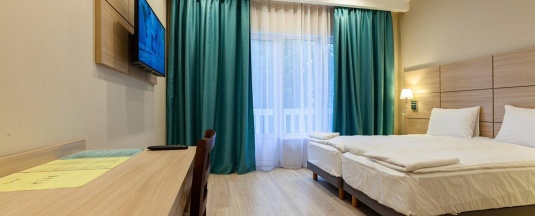 Номер делюкс plus с 2 односпальными кроватями в Тучково