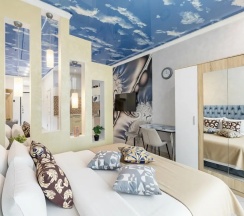 Двухместная студия с видом на город (двуспальная кровать) в Elite Apartments