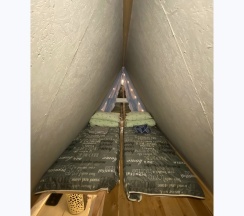 A-frame house в 4 сезона