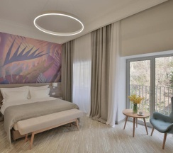 Номер Стандарт с видом на сад двуспальная кровать в Garden Resort