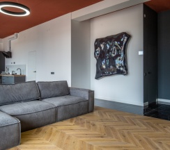 Апартаменты Deluxe с балконом и с красивым видом из окна в Апарт-отель Residence Graphite