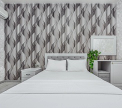 Двухместный люкс с террасой двуспальная кровать в Green rent