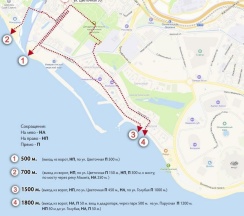 4-местные апартаменты с отдельной спальней и балконом (#66, #143) в Geo Apart