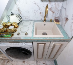 Двухуровневый номер в античном греческом стиле в Греческий Олимп