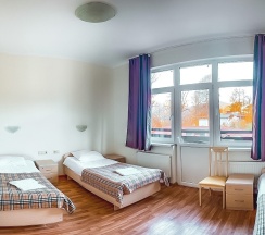 Трехместный номер  в блоке с общим санузлом (ex. Приют Панды) в Приют панды
