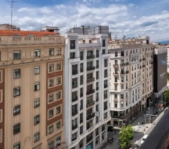 Семейный номер Standard с видом на город в Senator Gran Vía 70 Spa Hotel