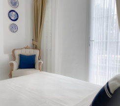 Номер Standard с балконом и с красивым видом из окна в Balambaka Hotel Alacati