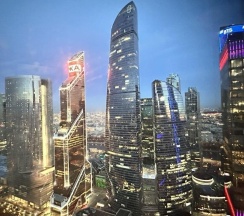 4-местные 1-комнатные апартаменты студия в SkyRent24 Москва Сити