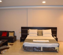 Двухместная студия двуспальная кровать в Panda Hotel Apartments