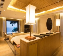 Двухместный полулюкс с бассейном with ocean view двуспальная кровать в Trisara Villas & Residences Phuket