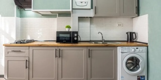 Терскол: Апартаменты Апартаменты Премиум с Красивым Видом у Реки от Квартирукинг
