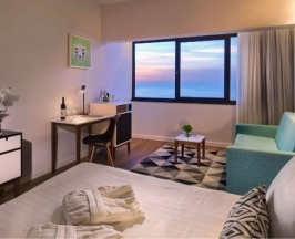 Двухместный номер Deluxe с видом на море 2 отдельные кровати в Prima Tel Aviv Hotel