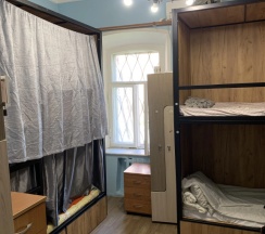 Четырёхместный номер Comfort (общая ванная комната) в Бауманskyя