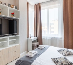 Семейный видовой номер люкс в Pulkovo Apart