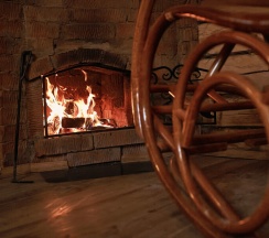 Домик с камином в В Чемодано