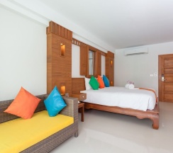 Двухместный номер Deluxe с балконом 2 отдельные кровати в The samui beach resort