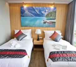 Двухместный люкс Deluxe двуспальная кровать в The Ad Grand Jomtien
