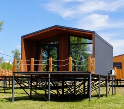 Мини-Барнхаус "Мальдивы" с террасой в Река & Песок