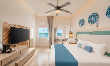 Двухместный номер Lagoon View (двуспальная кровать) в GR Solaris Caribe Adults Only - All Inclusive