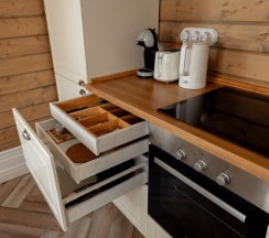 Скандинавский дом с видом на озеро в Forrest Lodge Karelia