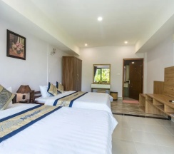 Трёхместное бунгало с видом на сад в Mai Phuong Resort Phu Quoc
