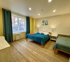 Эконом (ванная комната рядом с номером) в Riverside