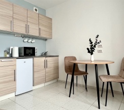 "KristaKosta" Однокомнатная квартира с потрясающим видом на залив (Метро Ленинский проспект/Автово, 10 минут на транспорте) в Rauktis apartments