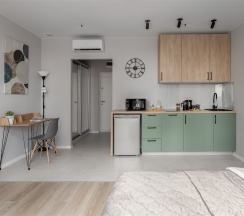 Wave - 3х местные делюкс-апартаменты около м.Сокол (6 этаж) в Smart Lofts Moscow