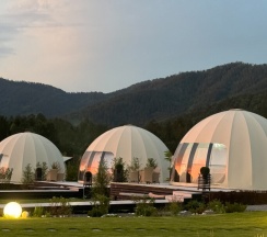 Купол с Камином в Воздух