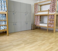 Кровать в общем номере в Cats&Beds hostel