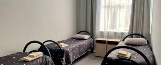 Номер эконом с 3 односпальными кроватями в Энергетик