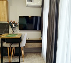 Студия ЛЕС с панорамой на горы. Бассейн. Баня. в Панорама Ачишхо