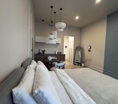 1-комнатные апартаменты студия г. СПБ, наб. Макарова, д. 58 в Docklands