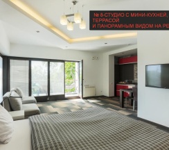 СТУДИЯ с видовой террасой  в 7 terrass