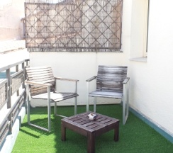 Двухместный номер Terrace Tetuan Street 2 отдельные кровати в Hotel Moderno