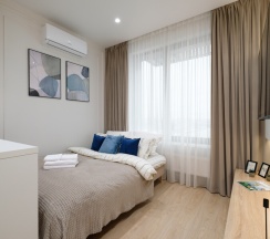 Комфортная студия с видом на набережную в Happy House - Люблинская